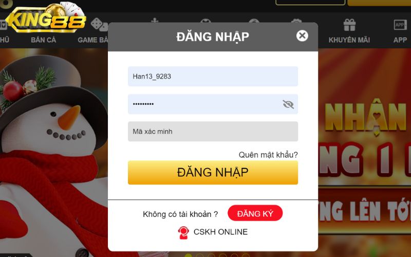 Hướng dẫn đăng nhập King88 cực nhanh chóng cho tân thủ